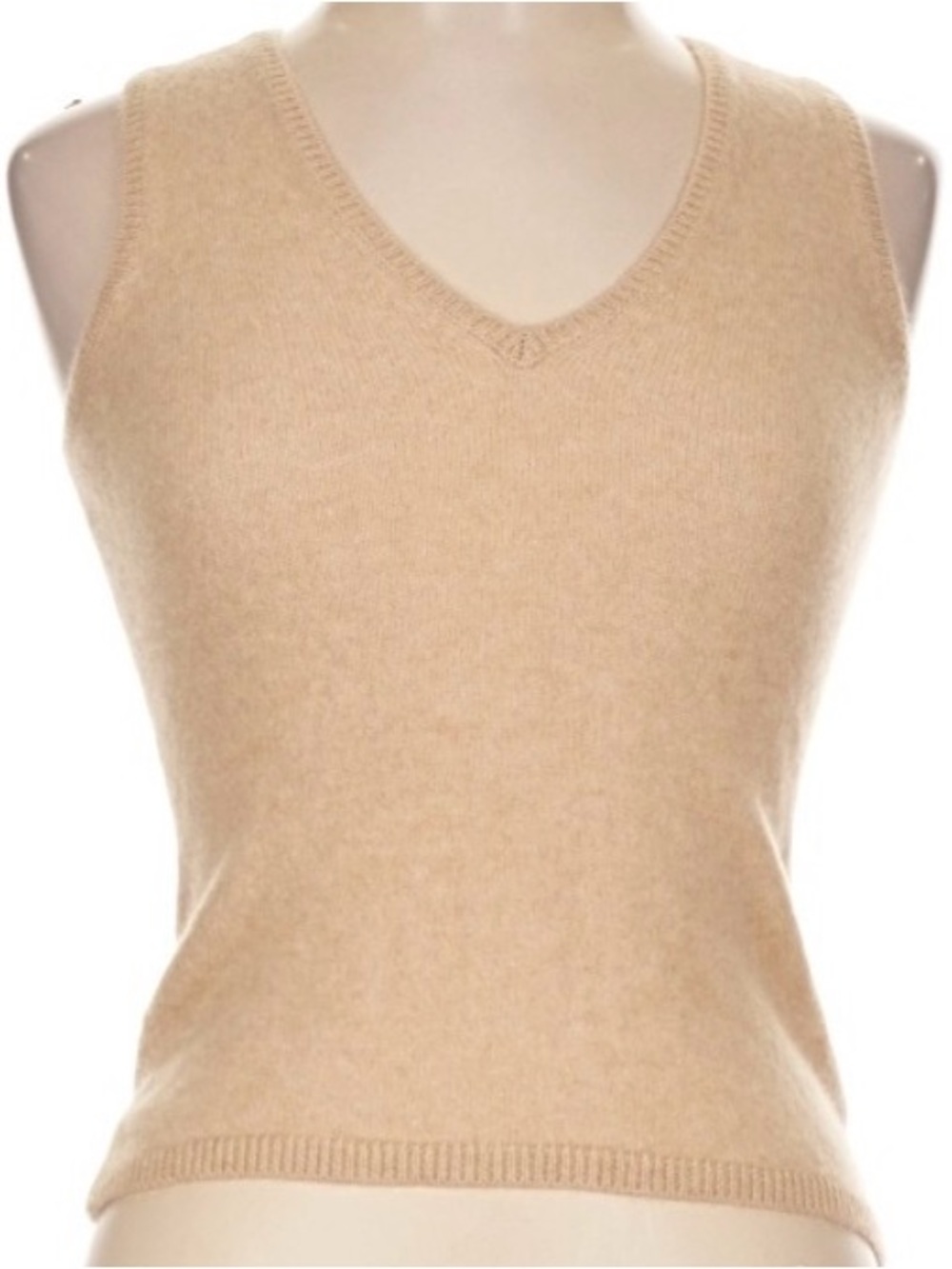 Malo 100% Cashmere V Neck Sweater Vest Italy 44 US size 8
